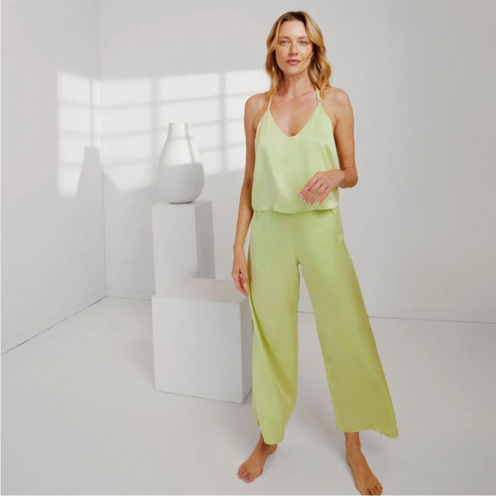 Lunya washable silk cami pant pajama set